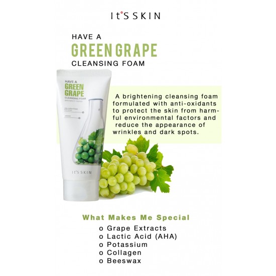 It's Skin Have a Greengrape Cleansing Foam 150ml