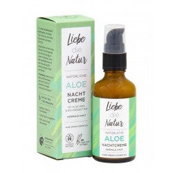LIEBE DIE NATUR Κρέμα Προσώπου Νυχτός με Aloe Vera & BIO Shea Butter 50ml
