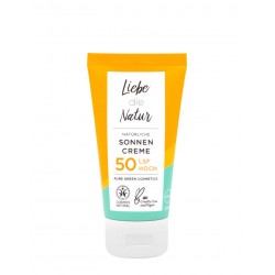 LIEBE DIE NATUR - Φυσική Αντηλιακή προσώπου SPF50 (uva & uvb) 50ml