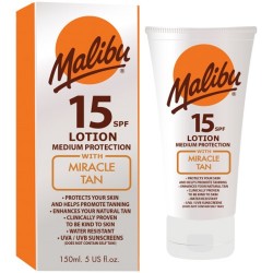 MALIBU Lotion with Miracle Tan SPF 15 150ml