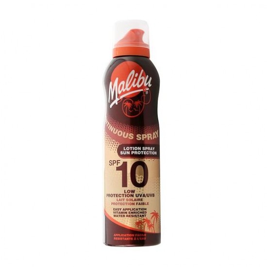 MALIBU Continuous Lotion Spray SPF-10 175ml MALIBU Continuous Lotion Spray SPF-10 175ml