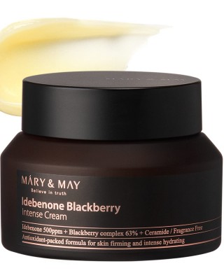 Mary&May Idebenone and Blackberry Intense Cream - Anti-Wrinkle Cream 70g