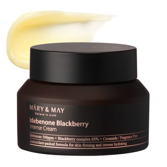 Mary&May Idebenone and Blackberry Intense Cream - Anti-Wrinkle Cream 70g