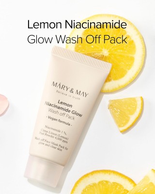 Mary&May Glow Wash Off Mask - Illuminating Clay Mask 30g