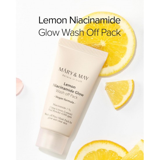 Mary&May Glow Wash Off Mask - Illuminating Clay Mask 30g Mary&May Glow Wash Off Mask - Illuminating Clay Mask 30g