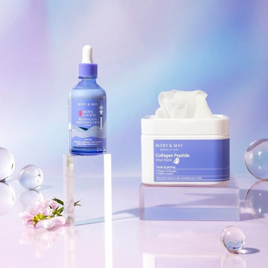 Mary&May Centella Asiatica Retinol 0.1% Bakuchiol - Tightening Cica Serum 80ml Mary&May Centella Asiatica Retinol 0.1% Bakuchiol - Tightening Cica Serum 80ml