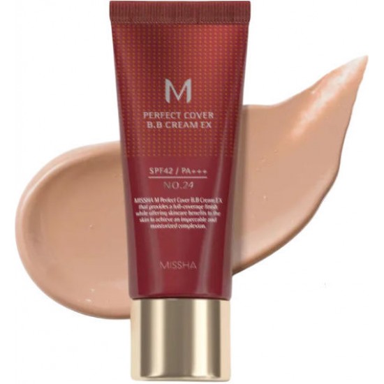 MISSHA Perfect Cover BB Cream - No.24 Cool Natural Beige SPF42 PA+++ 20ml MISSHA Perfect Cover BB Cream - No.24 Cool Natural Beige SPF42 PA+++ 20ml