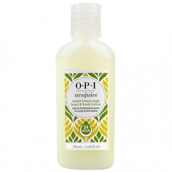 OPI Avojuice Hand and Body Lotion - Sweet Lemon Sage 28ml