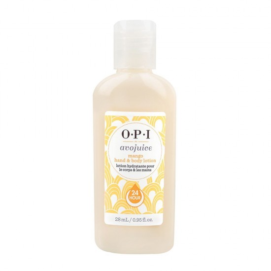 OPI Avojuice Hand and Body Lotion - Mango 28ml OPI Avojuice Hand and Body Lotion - Mango 28ml