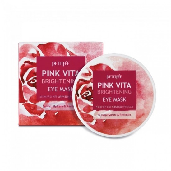 PETITFEE Pink Vita Brightening Eye Mask 60pc