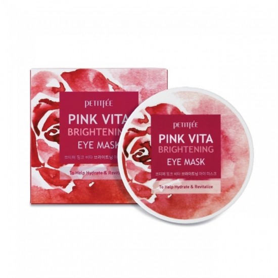 PETITFEE Pink Vita Brightening Eye Mask 60pc PETITFEE Pink Vita Brightening Eye Mask 60pc