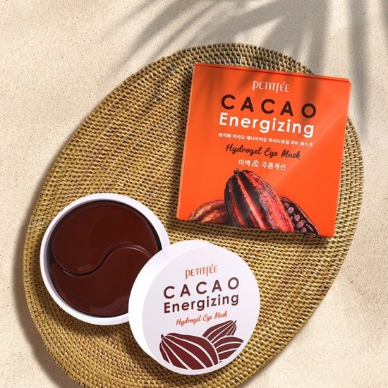 PETITFEE Cacao Energizing Hydrogel Eye Mask 60pc PETITFEE Cacao Energizing Hydrogel Eye Mask 60pc