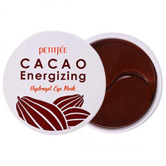 PETITFEE Cacao Energizing Hydrogel Eye Mask 60pc PETITFEE Cacao Energizing Hydrogel Eye Mask 60pc