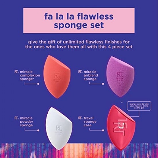 REAL TECHNIQUES Fa La La - Flawless Sponge Set 4pc
