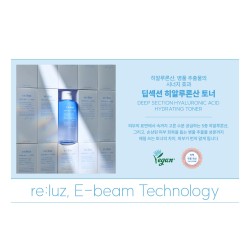RELUZ x ΜΗΝΑΣ ΕΝΥΔΑΤΩΣΗΣ - Hyaluronic Acid Combo Toner - Serum - Cream