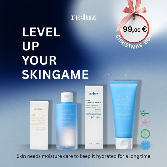 RELUZ – LEVEL UP YOUR SKINGAME | Premium Skin Glow Set 4τμχ