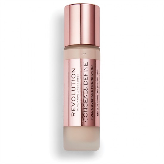 MAKEUP REVOLUTION Conceal & Define Foundation - F2 23ml MAKEUP REVOLUTION Conceal & Define Foundation - F2 23ml