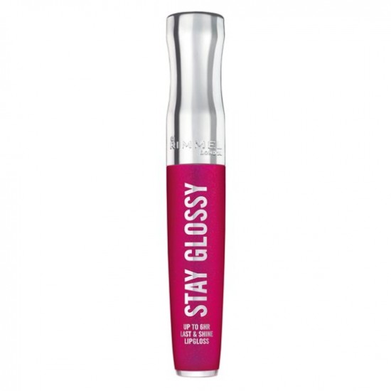 RIMMEL London Stay Glossy Lip Gloss - 155 Purple Parlour 5.5ml RIMMEL London Stay Glossy Lip Gloss - 155 Purple Parlour 5.5ml