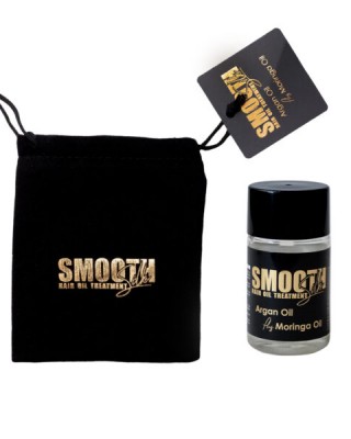 SCANDAL BEAUTY “SMOOTH SILK”  Hair Oil Treatment-   Argan Oil & Moringa Oil 50ml.