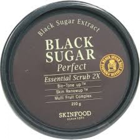 SKINFOOD Black Sugar Perfect Essential Scrub x2 210gr