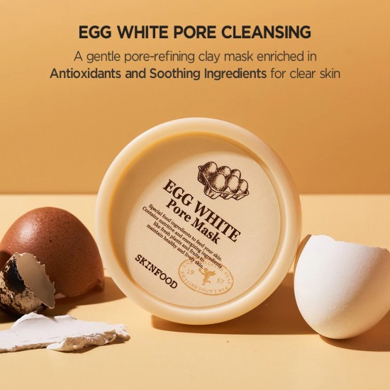 SKINFOOD Pore Mask - Egg White 125gr SKINFOOD Pore Mask - Egg White 125gr