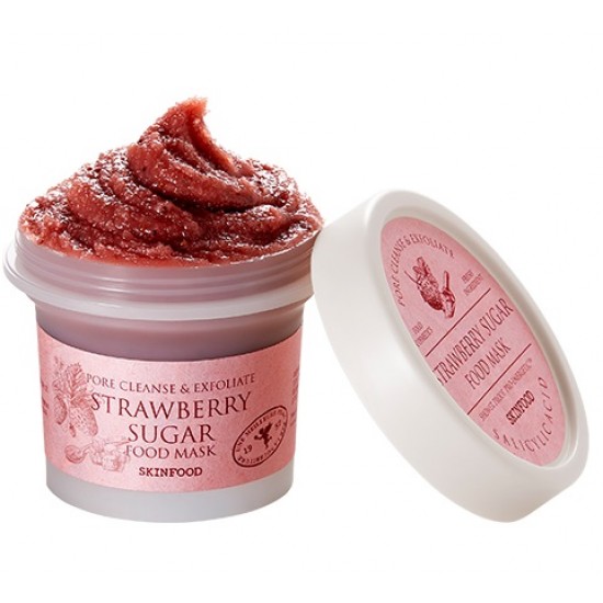 SKINFOOD Pore Cleaser & Exfoliate Face Mask - Strawberry Sugar 120gr