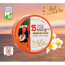 SOLEIL DES ILES Body Butter Intensive Tanning Monoi De Tahiti SPF15 - Tiare 150ml