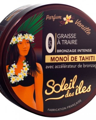 SOLEIL DES ILES Body Butter Intensive Tanning Monoi De Tahiti SPF0 - Vanilla 150ml