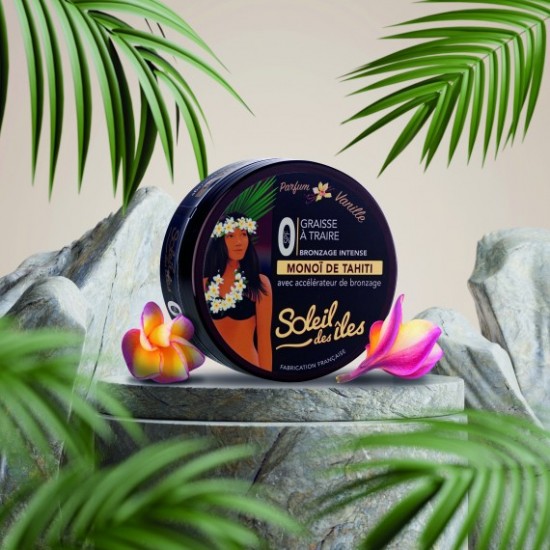 SOLEIL DES ILES Body Butter Intensive Tanning Monoi De Tahiti SPF0 - Vanilla 150ml