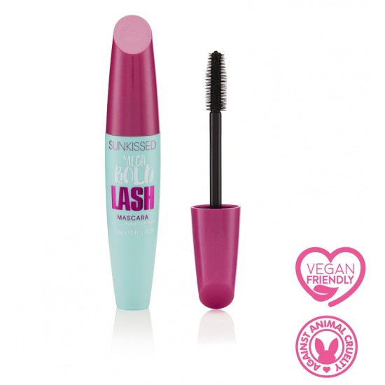 SUNKISSED Mega Bold Lashes Waterproof Mascara Black 12ml SUNKISSED Mega Bold Lashes Waterproof Mascara Black 12ml