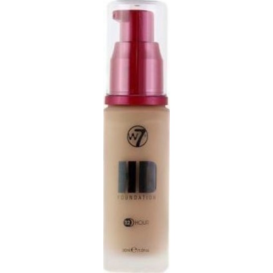 W7 HD Foundation 12Hour - True Beige 30ml W7 HD Foundation 12Hour - True Beige 30ml