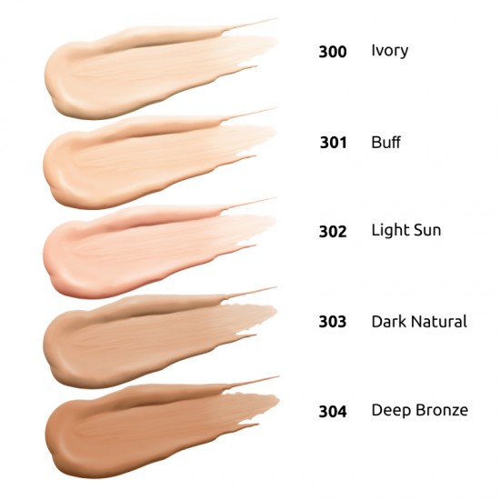 INGRID Ideal Matt Mattifying Foundation - Deep Bronze (304) 30ml INGRID Ideal Matt Mattifying Foundation - Deep Bronze (304) 30ml