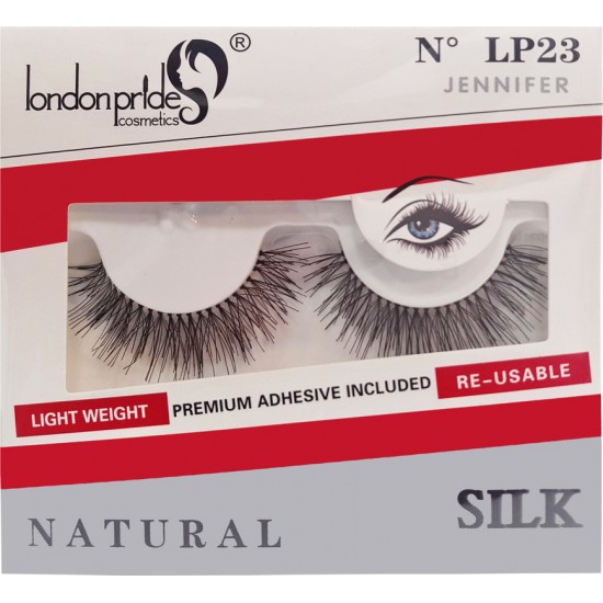 LONDON PRIDE Eyelashes 3D Silk - Natural Jennifer LONDON PRIDE Eyelashes 3D Silk - Natural Jennifer