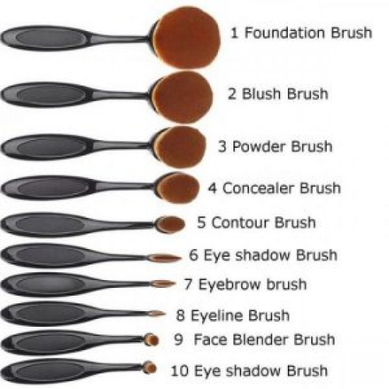 LONDON PRIDE Multi-Purpose Oval Brush & Cleaning Glove Seτ 10+1τμχ LONDON PRIDE Multi-Purpose Oval Brush & Cleaning Glove Seτ 10+1τμχ
