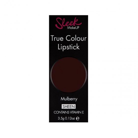 SLEEK True Color Lipstick Sheen - Mulberry 3,5g SLEEK True Color Lipstick Sheen - Mulberry 3,5g