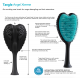 TANGLE ANGEL Xtreme Brush Black/Turquoise TANGLE ANGEL Xtreme Brush Black/Turquoise