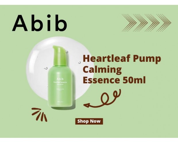 Abib Heartleaf Pump- Calming Essence 50ml